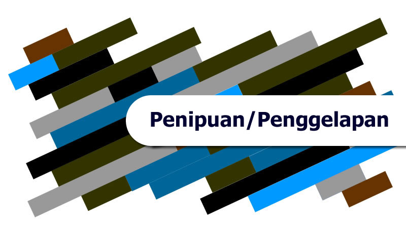perkara penggelapan penipuan