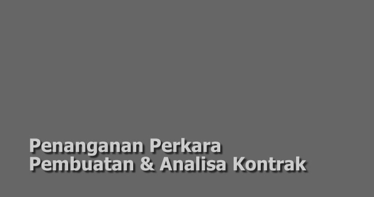 hukum perjanjian kontrak