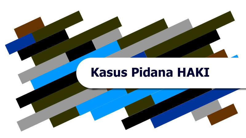 pidana hak kekayaan intelektual